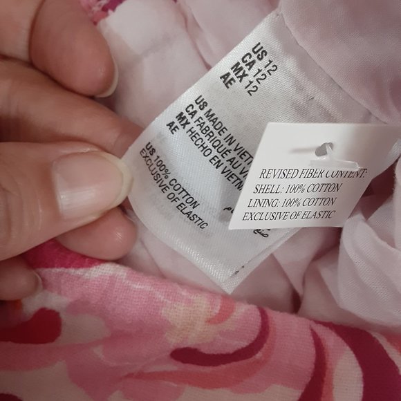 INC Concepts Marleney Garden pink tiered skirt made for Macy's - Picture 10 of 10